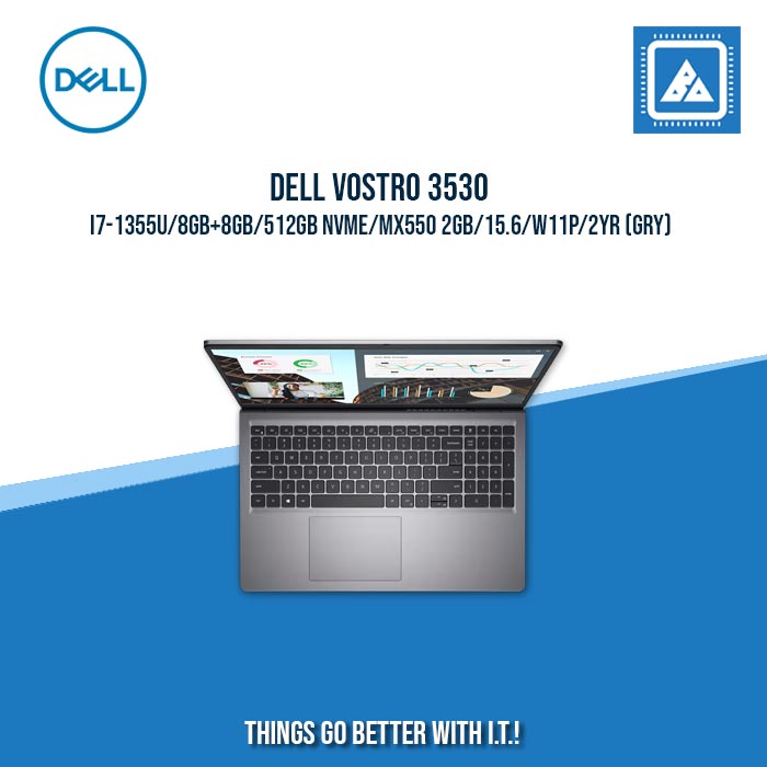 DELL VOSTRO 3530 I7-1355U/8GB+8GB/512GB NVME/MX550 2GB | BEST FOR STUDENTS AND FREELANCERS DELL VOSTRO 3530 I7-1355U/8GB+8GB/512GB NVME/MX550 2GB | BEST FOR STUDENTS AND FREELANCERS